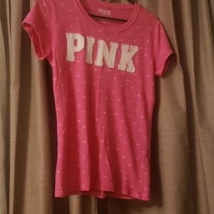 Victorias secret pink tshirt top size small